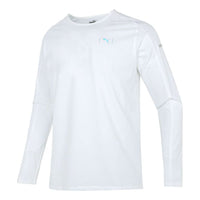 PUMA Running Training Loose Breathable Long Sleeves White 521010-02