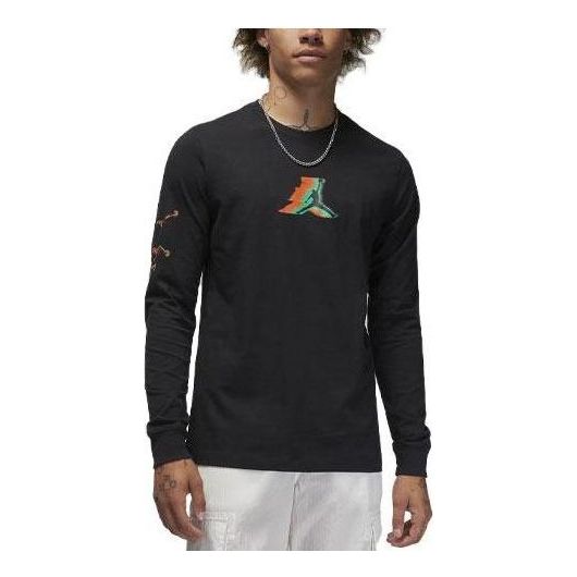 Air Jordan Brand Long-Sleeve T-Shirt 'Black' FB7455-010