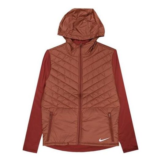 Men's Nike Sports Hooded Zipper Brick Red CJ5475-250