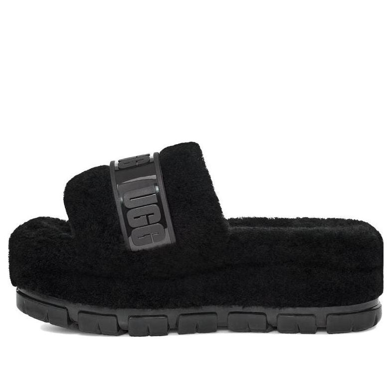 (WMNS) UGG Fluffita Clear 'Black' 1131971-BLK