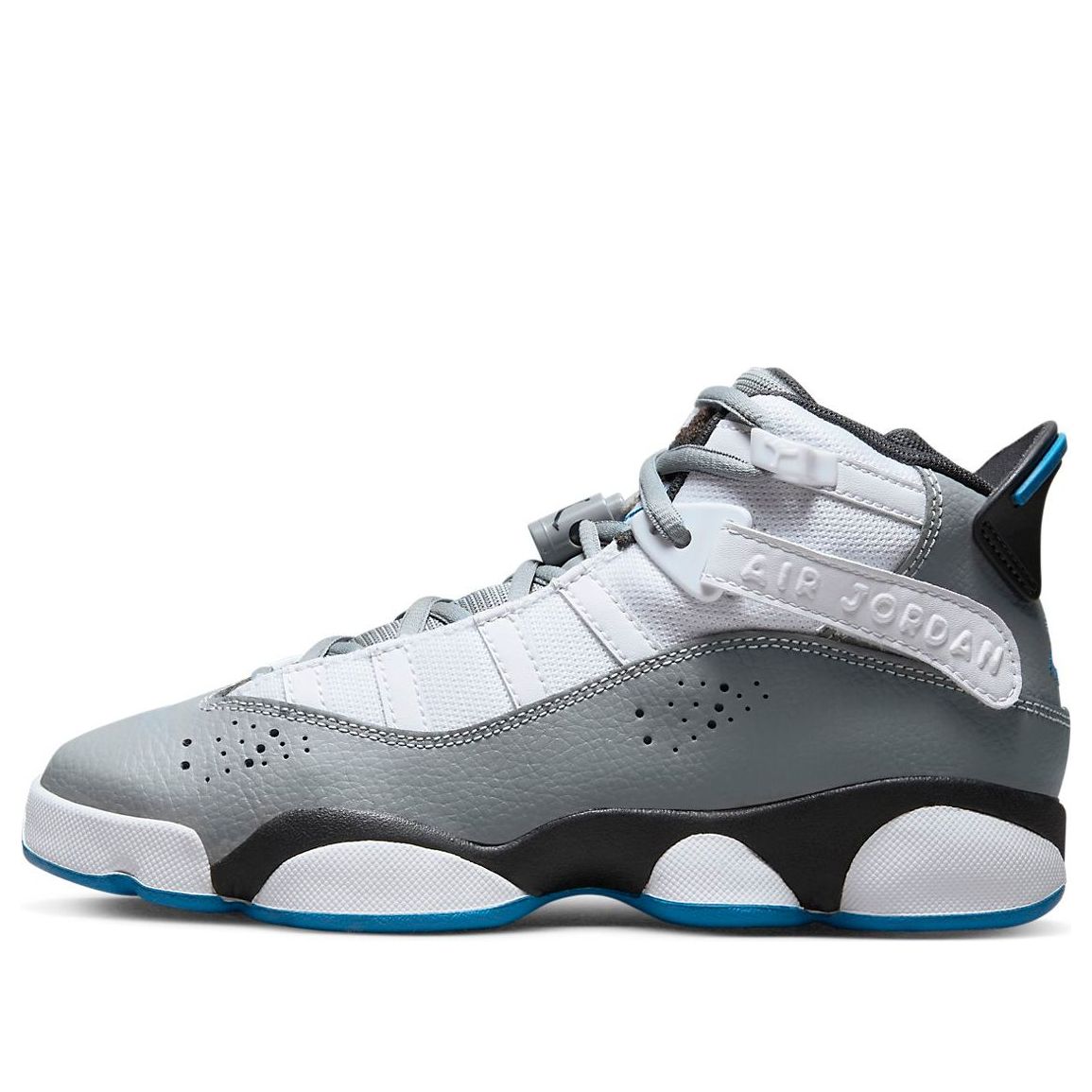 (GS) Air Jordan 6 Rings 'White Particle Grey' 323419-110