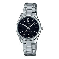 CASIO Waterproof Stainless Steel Strap Quartz Silver Analog LTP-V005D-1B