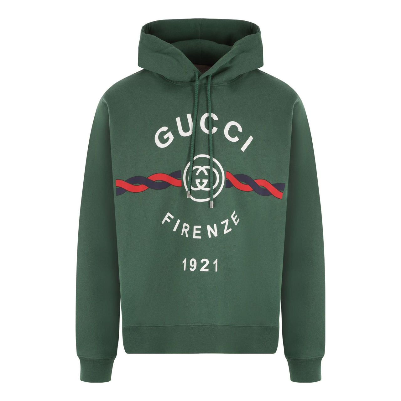 Gucci Interlocking G Torchon Cotton Sweatshirt 'Green' 646953-XJD7O-3635