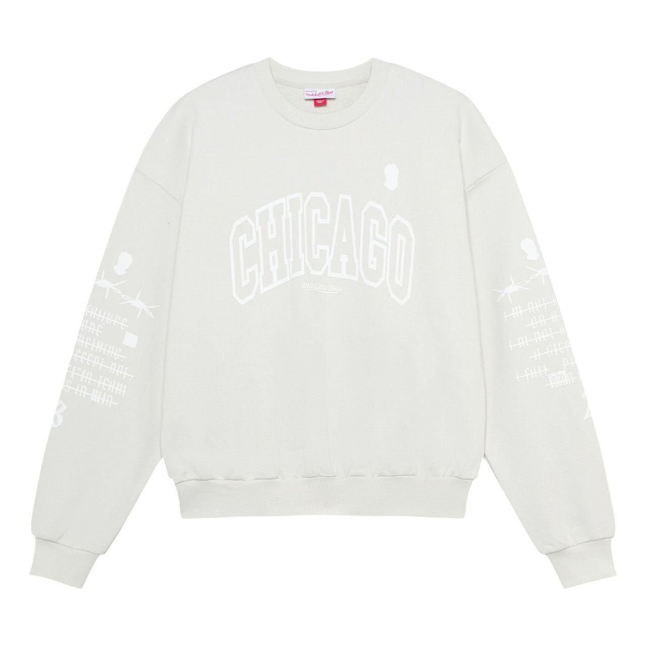 Mitchell & Ness x NBA Chicago Bulls Sweatshirt 'Grey' MNJYFWF22003-GRAY