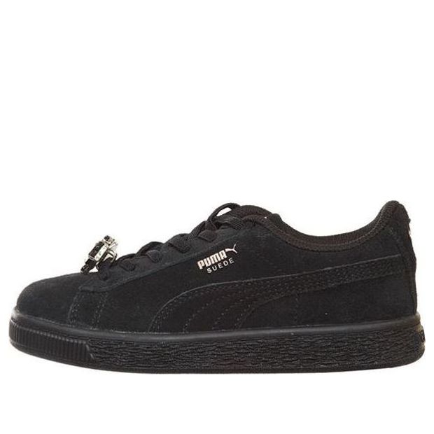 (PS) PUMA Suede Jewel Ac Ps Board Shoes Black 367619-03