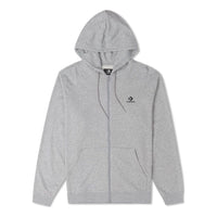Converse Go-To Chuck Patch Classic Fit Full Zip Jacket 'Grey' 10023871-A02