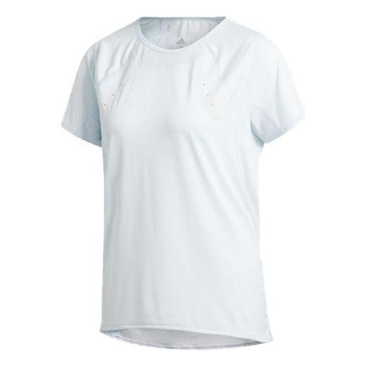 (WMNS) adidas Heat.rdy Tee Running Sports Short Sleeve White FK0736
