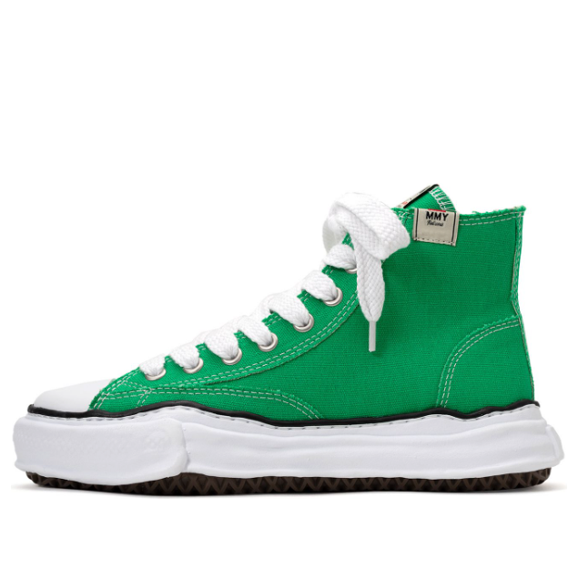 Maison MIHARA YASUHIRO PETERSON OG Sole Canvas High-top Sneaker 'Green' A01FW701-GRN