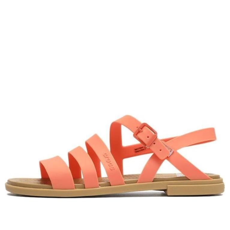 (WMNS) Crocs Tulum sandals 'Orange' 206107-82R