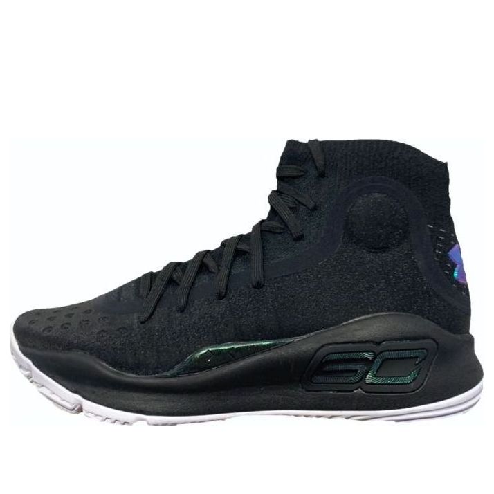 (GS) Under Armour Curry 4 Mid 'Black' 1295995-007