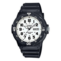 CASIO Waterproof Sports Quartz Shockproof Mens White Analog MRW-200H-7B