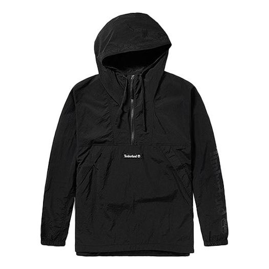 Men's Timberland Sleeve Logo Large Pocket Jacket Black A1Z8G001