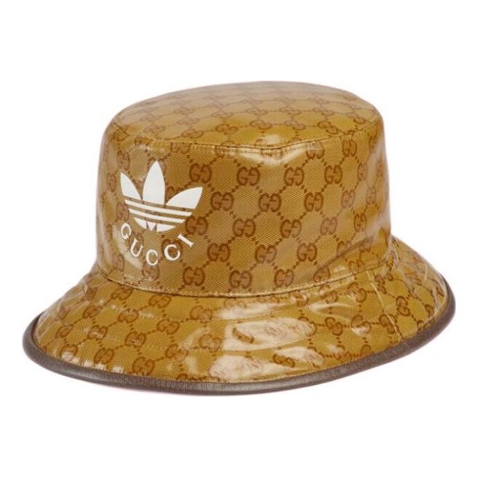 Gucci x adidas Bucket Hat 'Beige Brown' 696484-4HAP2-7164