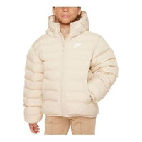 (GS) Nike Sportswear Lightweight Synthetic Fill Loose Hooded Jacket 'Sanddrift' FD2845-126