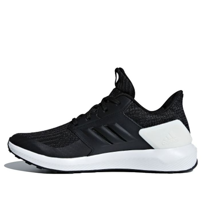 (GS) أديداس RapidaRun Knit J 'Carbon' AH2610