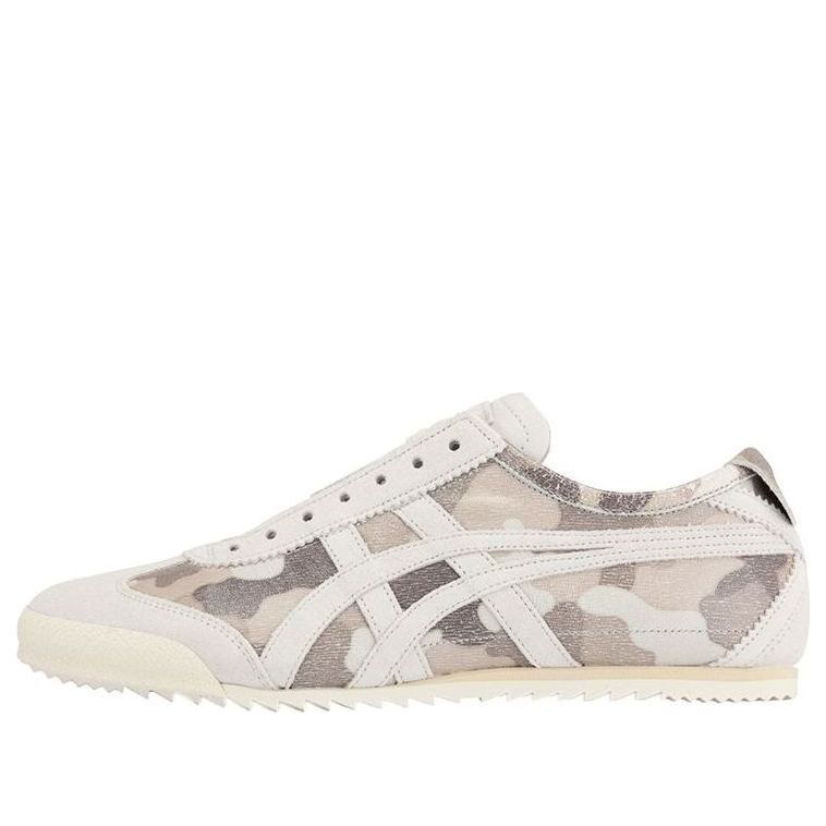 (WMNS) Onitsuka Tiger Mexico Slip-On Deluxe 'White Grey Camouflage' 1182A133-100