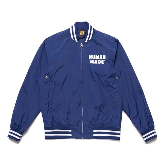 HUMAN MADE Unisex Long-sleeved Jacket Blue HM18JK003