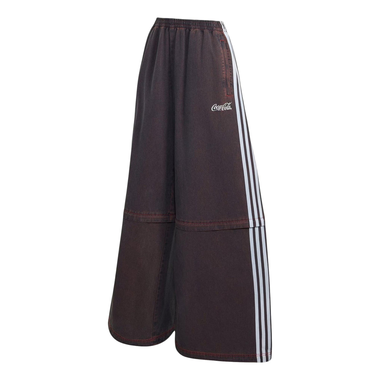 (WMNS) adidas x Coca-Cola Adilenium Firebird Denim Track Pants Asia Sizing 'Black' KY7695