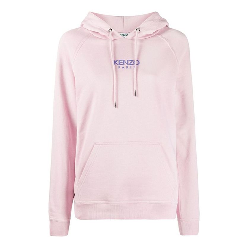 (WMNS) KENZO Alphabet Logo Pattern Hoodie Pink Red FA52SW771962-34