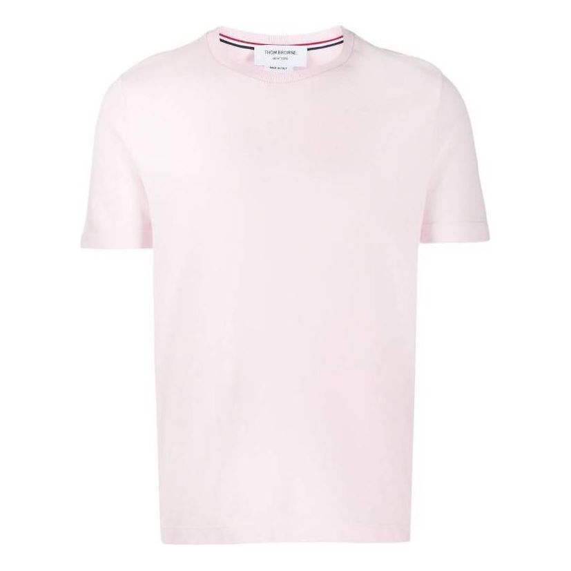THOM BROWNE Short Sleeve T-Shirt 'Pink' MJS123A-00050-680