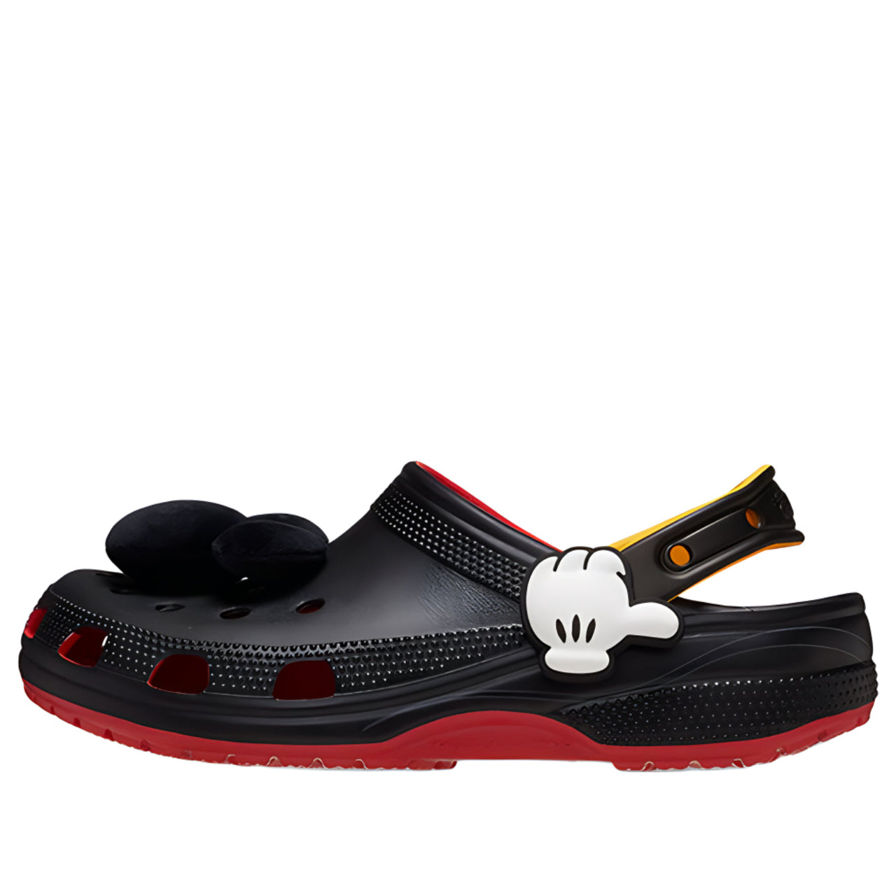 (WMNS) Crocs x Mickey Mouse Classic Clogs 'Black Red' 209895-8C1