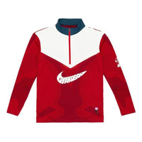 Nike Lab x Gyakusou Half Zip Long-Sleeve Top 'Sport Red Thunder Blue' CD7110-611