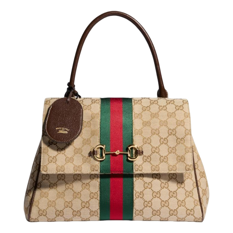 (WMNS) Gucci Paparazzo Medium Top Handle Bag 'Sand Dark Brown' 875018-FAFV9-9653