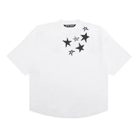 Palm Angels Shooting Stars Overlogo T-Shirt 'White Black' PMAA002F21JER0040110