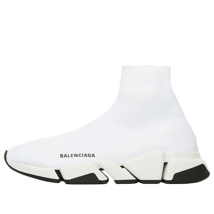 (WMNS) Balenciaga Speed 2.0 Sneaker 'White Black' 617196W2DB29014