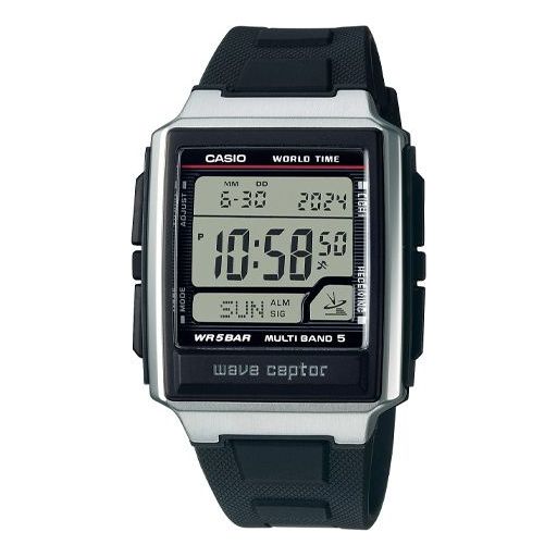 Men's CASIO Business Casual Stainless Steel Strap quartz Watch Small Business Mens Black Analog WV-59R-1AJF