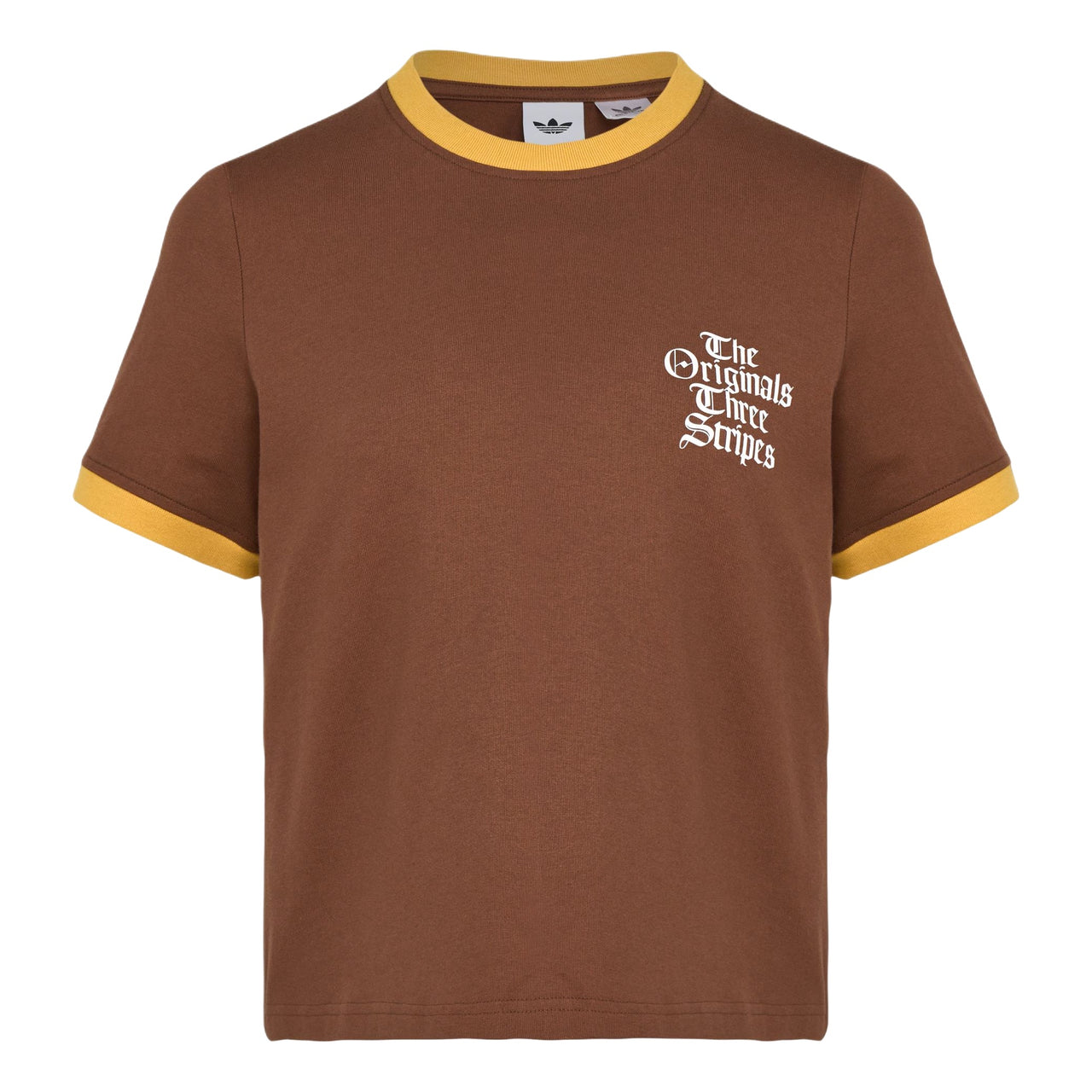 (WMNS) adidas T-Shirt Asia Sizing 'Brown' KT3061