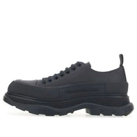 Alexander McQueen Tread Slick Low-Top Sneakers 'Dark Brown Black' 705662WHZ621185