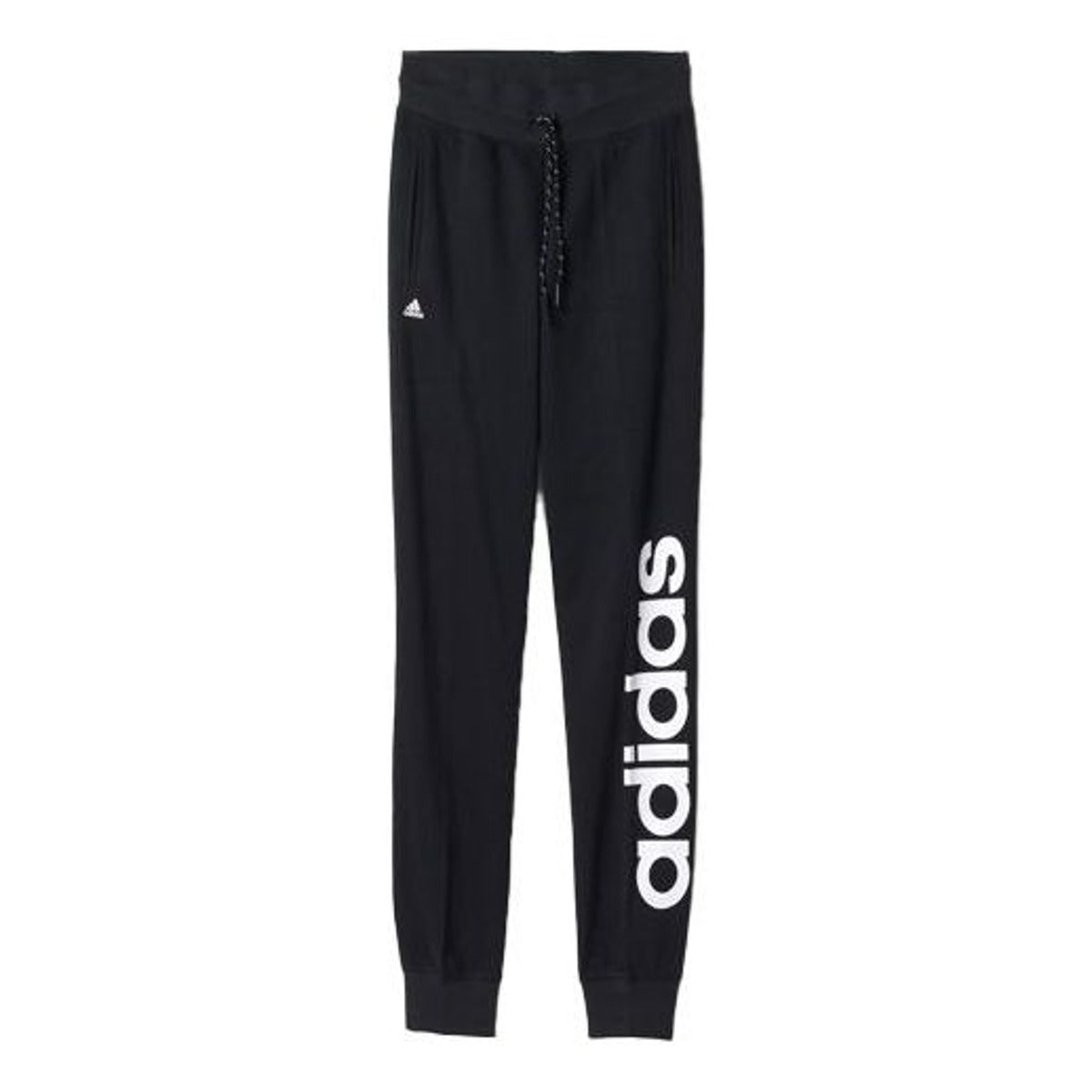 (WMNS) adidas Essentials Linear Pant Asia Sizing 'Black' AJ4592