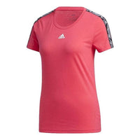 (WMNS) adidas Essentials Tape T-Shirt 'Pink Black' GE1133