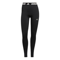 (WMNS) adidas Techfit Logo Graphic Long Tights 'Black' H64224