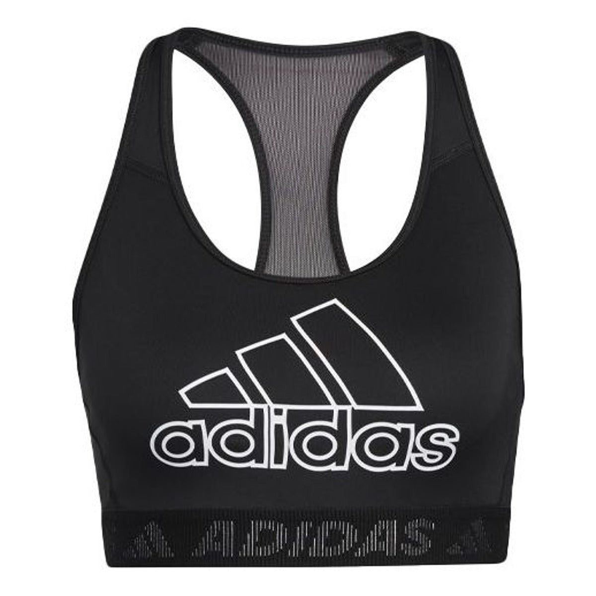 (WMNS) adidas DonAsia Sizing 't Rest Badge of Sport Bra 'Black White' GL0579