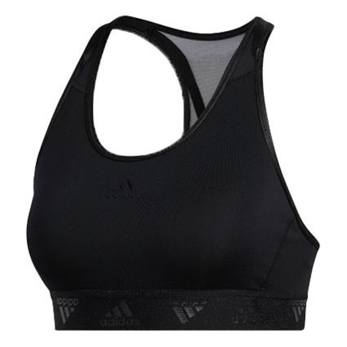 (WMNS) adidas Don't Rest Badge of Sport Glam-On Bra 'Black' GD1478
