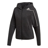 (WMNS) adidas Training Hooded Jacket 'Black' GU2080