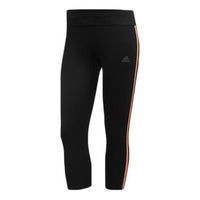 (WMNS) adidas Own the Run 3/4 Tights 'Black Orange' DZ2010