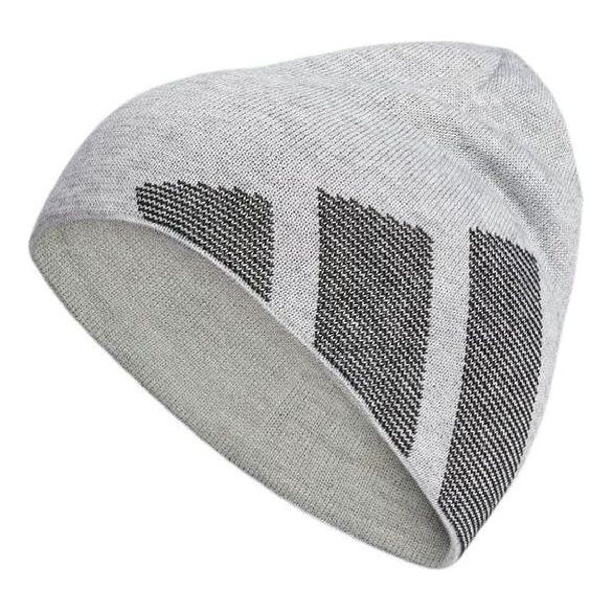 adidas 3Bar Logo Beanie 'White Grey' GU8619