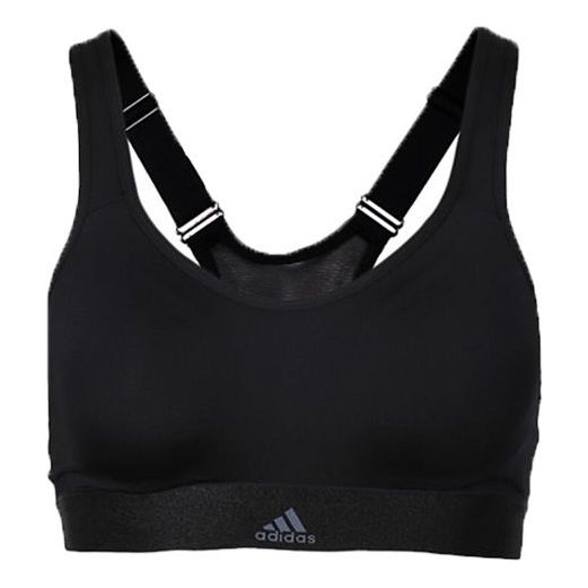 (WMNS) adidas Stronger For It Racer Bra Asia Sizing 'Black' DM7200