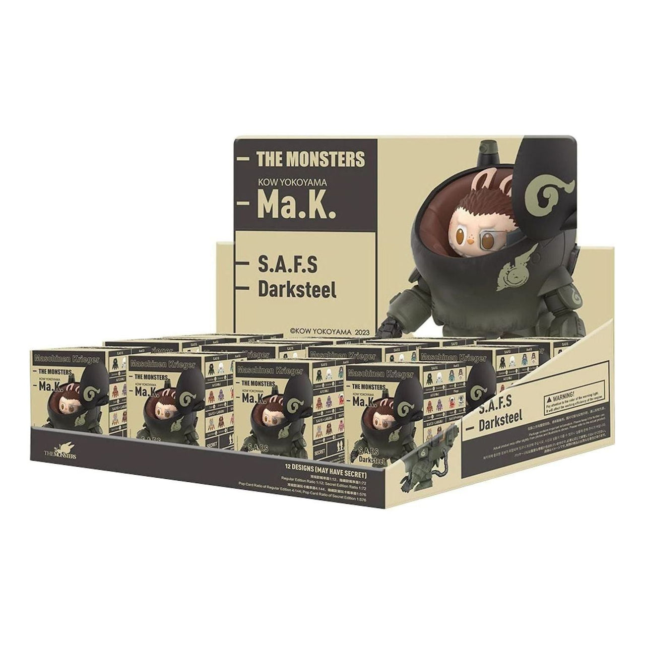 Pop Mart x Kow Yokoyama MA.K.The Monsters Labubu Sealed Case (12 Blind Boxes) 1220621053-622222995