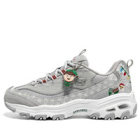 (WMNS) Skechers D'Lites 1.0 'Christmas Edition - Grey Multicolor' 150037-GYMT