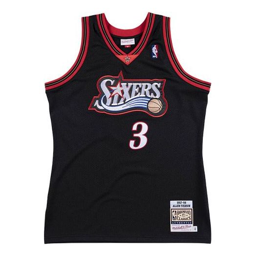 Mitchell & Ness NBA AU 1997-98 76 3 AJY4GS18102-P76BLCK97AIV