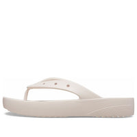 (WMNS) Crocs Classic Platform Flip 'White' 207714-6UR