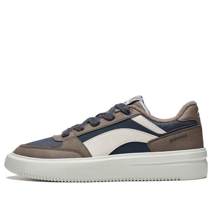 Li-Ning Casual Lifestyle Skate Shoes 'Dark Brown Beige' AGCT139-3