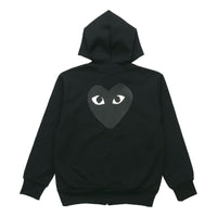 COMME des GARCONS PLAY Zip Up Hoodie 'Black' AZ-T254-051-1