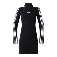 (WMNS) adidas Originals Premium Knit Dress Asia Sizing 'Black' JI7056