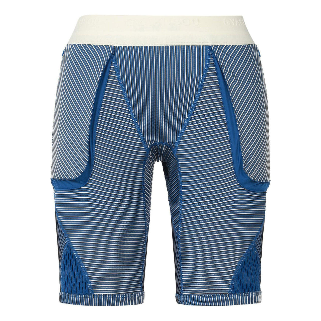 Men's Nike x Gyakusou Crossover Utility Elastic Stripe Sports Tight Shorts Blue CU1582-477