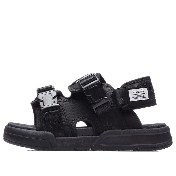 Li-Ning Coca Sandals 'Black' AGLR019-1
